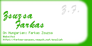 zsuzsa farkas business card